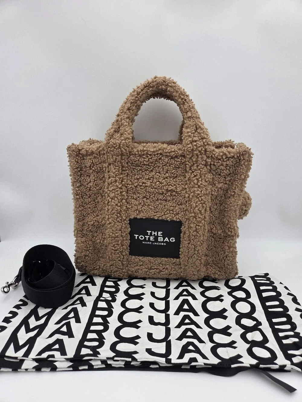Marc Jacobs Teddy Brown Shearling Tote